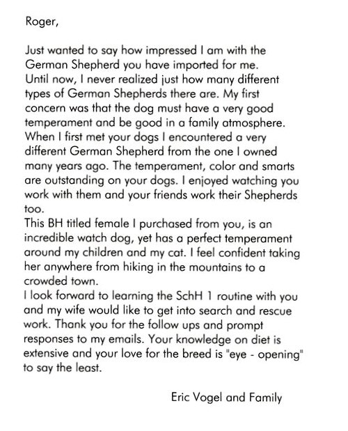 Letter of Reference